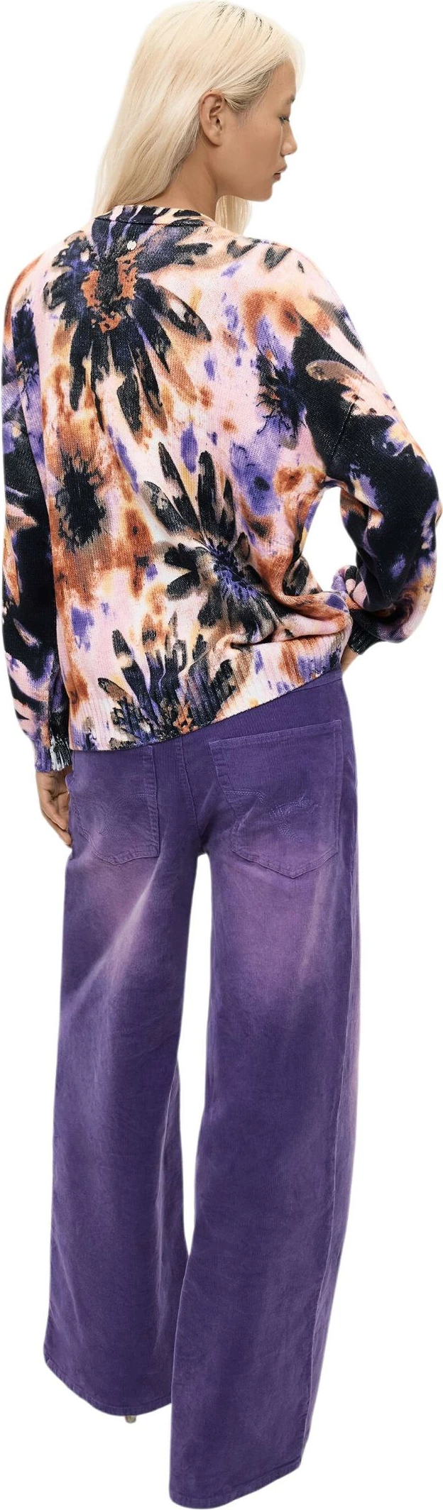 Kardigan për femra Desigual 26WWJF11, roze [Madhësia: S]
