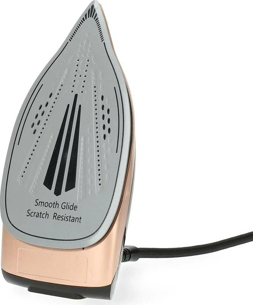 Hekur me avull Nedis IRONSS1000, 2400W, rezervuar 1.5L, pllaka qeramike, i zi