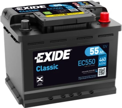 Bateri 12V 55Ah Exide Classic Ec550