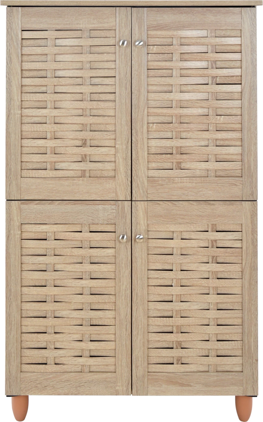 Kabinet këpucësh druri 4 dyer FH2210.02 Sonama 77x34x123