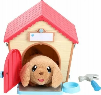 Pelush elektronik qenush me shtëpi Little Live Pets Cobi 26477, multicolor, set
