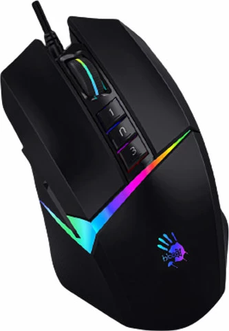 Maus A4 TECH W60 Max Bloody - USB, e zezë