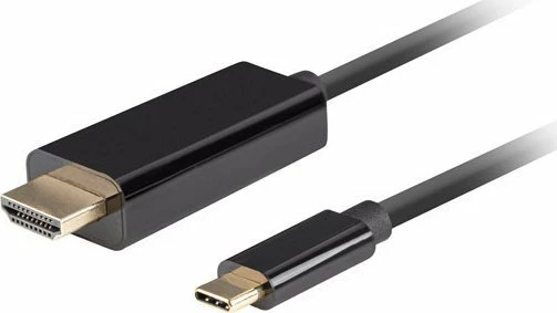 Kabllo USB-C në HDMI Lanberg CA-CMHD-10CU-0010-BK 1 m 4K@60Hz, e zezë