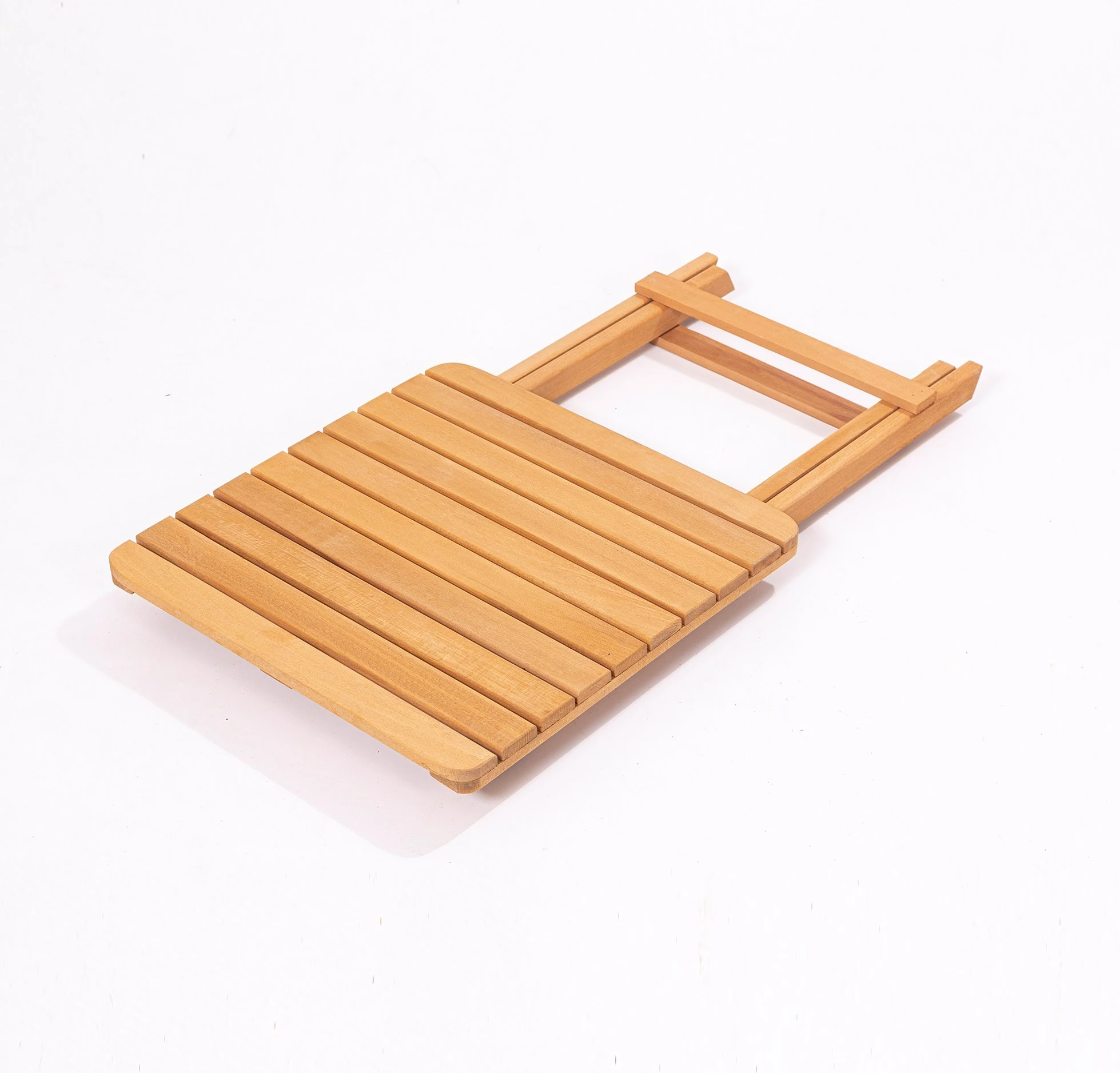 Set tavolinë me karrige për terasë, 3 pjesë, dru ahu, natyrale/krem, Hanah Home My001A