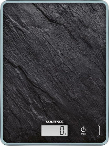 Peshore kuzhine, Soehnle, Page Compact 300 Slate 61515, kapacitet 5 kg, ndarje 1 g, ekran LCD 12 mm, e zezë