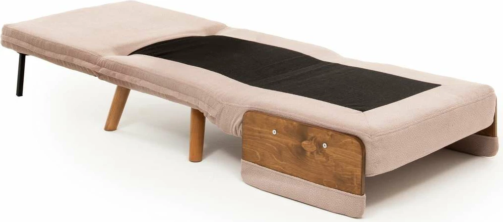 Krevati-karrige një vendi, Cosmo Single, ngjyrë mink, Atelier del Sofa