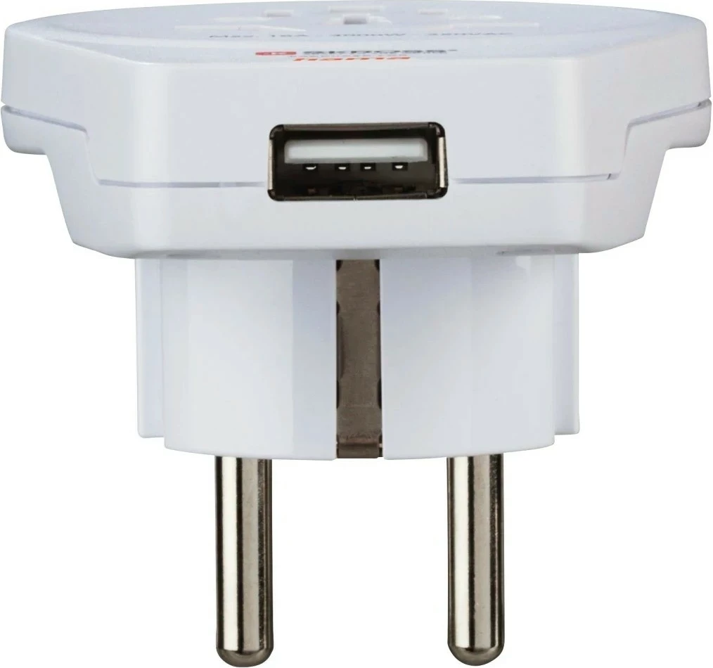 Adapter Hama World Travel USB, bardhë