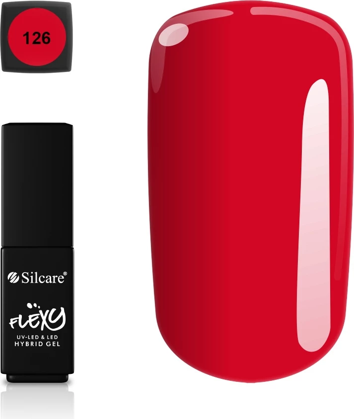 Llak për thonj për femra Silcare Flexy Hybrid Gel Show 126, 4.5g