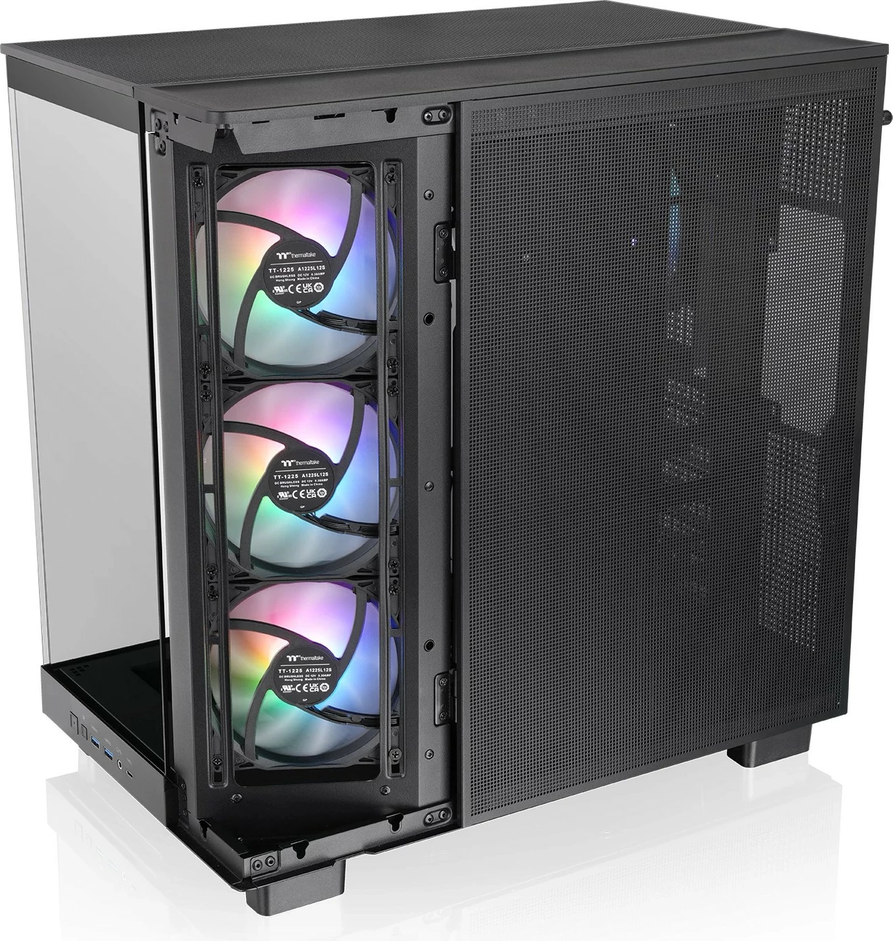 Kasë Thermaltake View 380 XL TG ARGB midi tower, xham i temperuar, e zezë