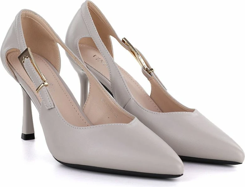 Këpucë me taka të larta Vinceza 62288, gri