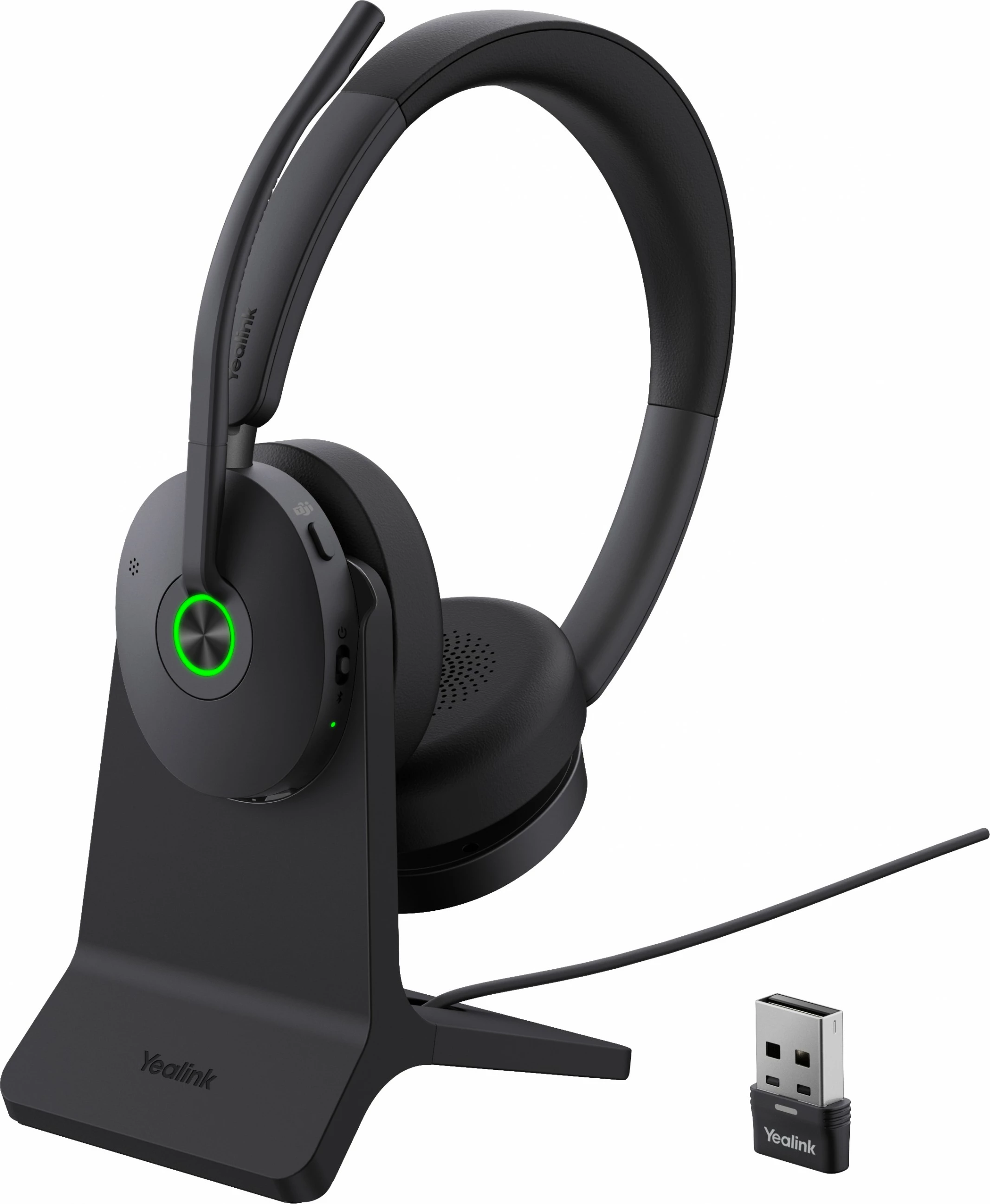 Kufje Yealink BH74, Bluetooth, ANC, USB-C/A, e zezë