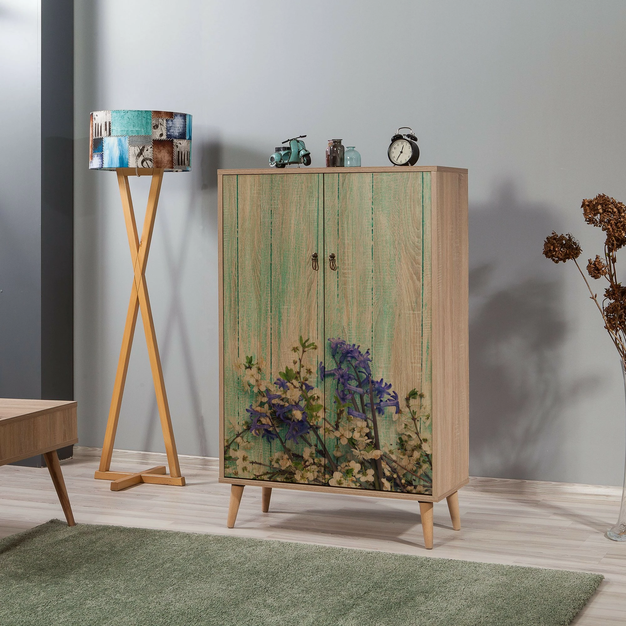 Dollap multifunksional Hanah Home, Multibox - 727, ngjyrë lisi Sonoma