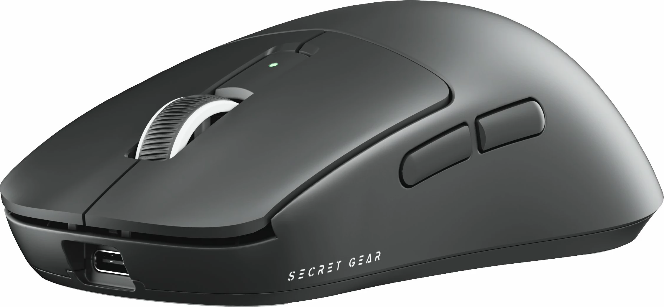 Maus gaming Secret Gear ZX2 (GEAR-Z-ZX2-BK) 30000 DPI, 8000 Hz, USB/2.4GHz/Bluetooth, 49 g, e zezë