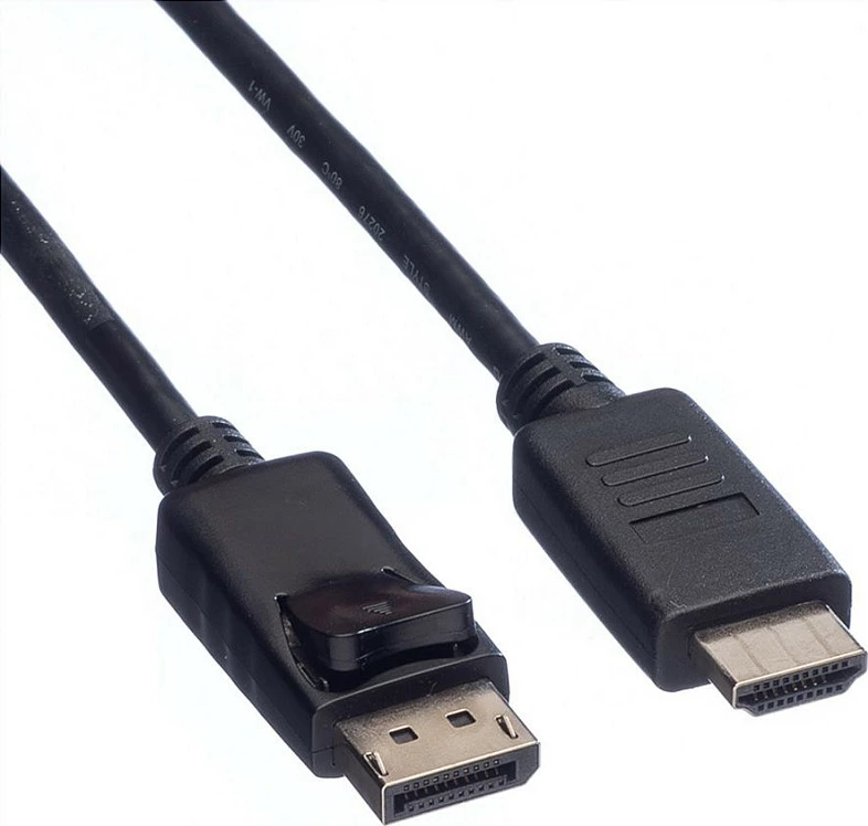 Kabllo DisplayPort në HDMI VALUE DP-HDTV1M, 1 m, e zezë