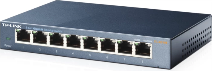 Switch TP-LINK TL-SG108, 8-port Gigabit, desktop, i zi