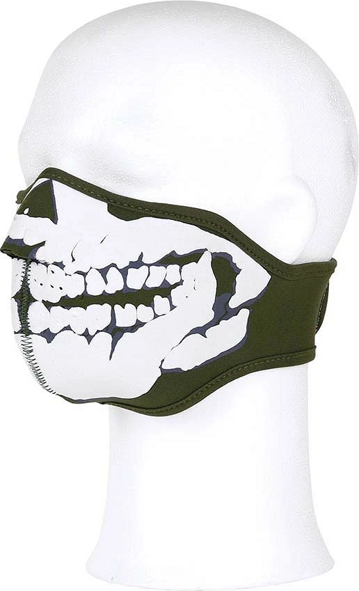 Maskë 101 INC Face mask neoprene skull 3D