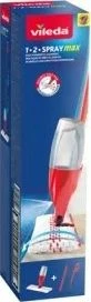Mop spërkatës Vileda 1-2 Spray Max Box 166144, rezervuar 600 ml, mikrofibër, kuqe, set me kuti