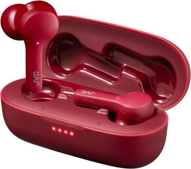 Kufje pa tela JVC HA-A8T, TWS, Bluetooth, të kuqe