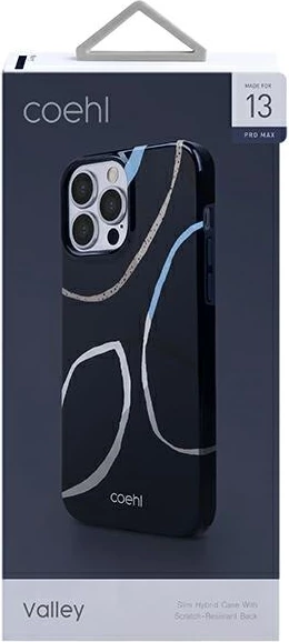 Mbështjellës UNIQ Coehl Valley për iPhone 13 Pro Max, navy blue