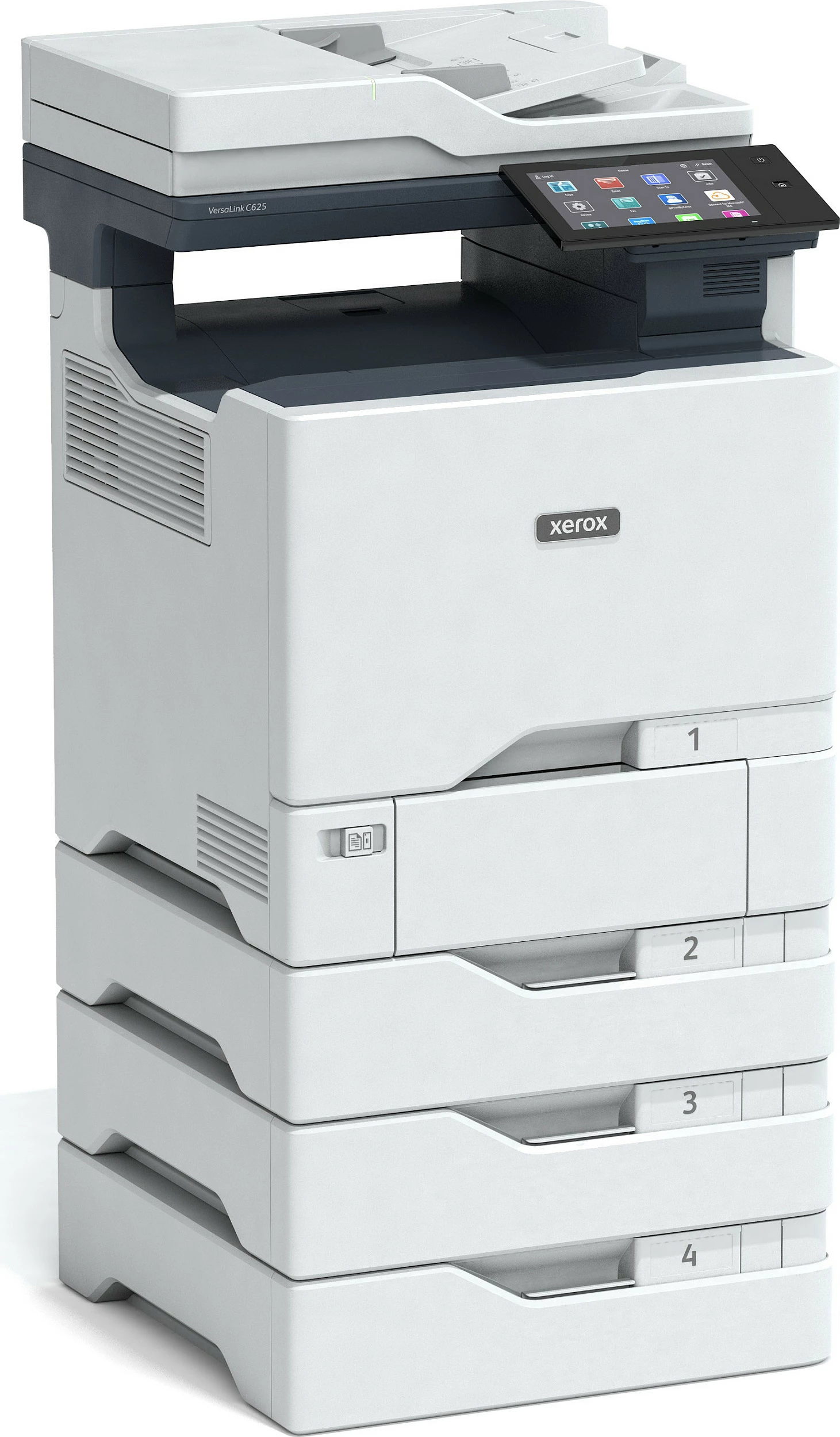 Printer multifunksional Xerox VersaLink C625DN, kolor, USB/LAN, skanim & printim duplex, gri/kaltër
