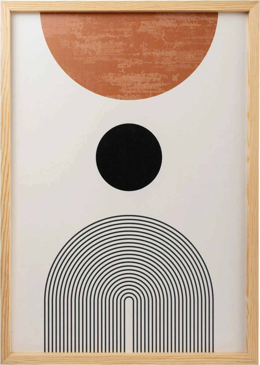 Pikturë dekorative me kornizë MDF (3 copë), Wallity, Huhu198, 20x30cm