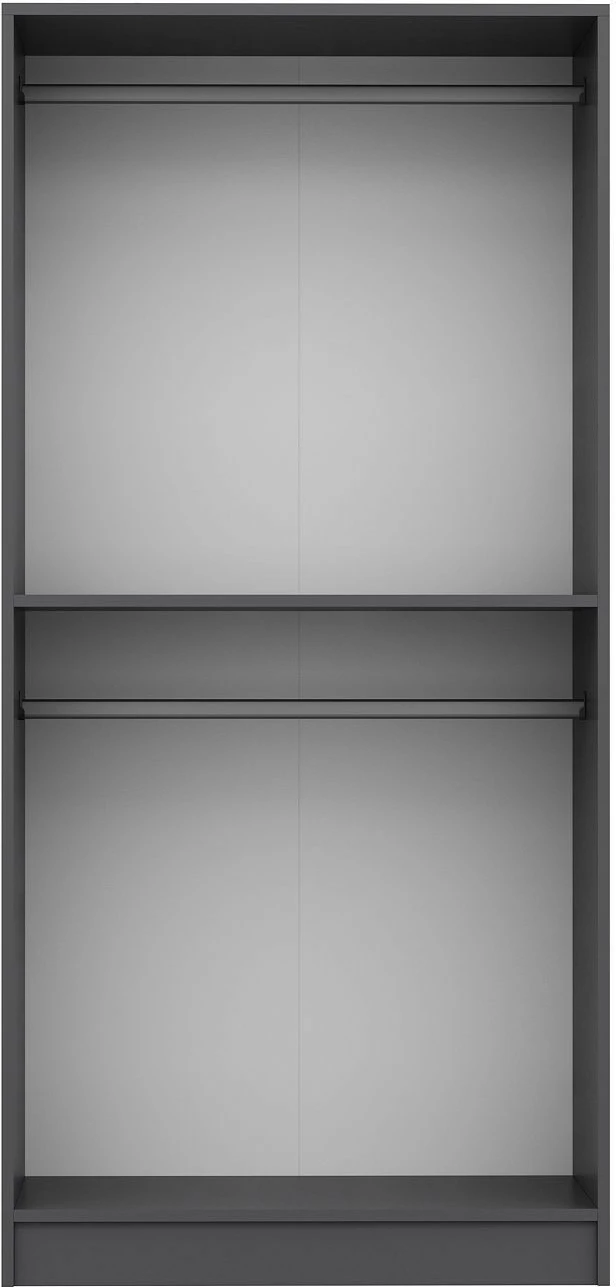 Dollap rrobash, ngjyrë antracit, Skye Decor, 90x218x52cm