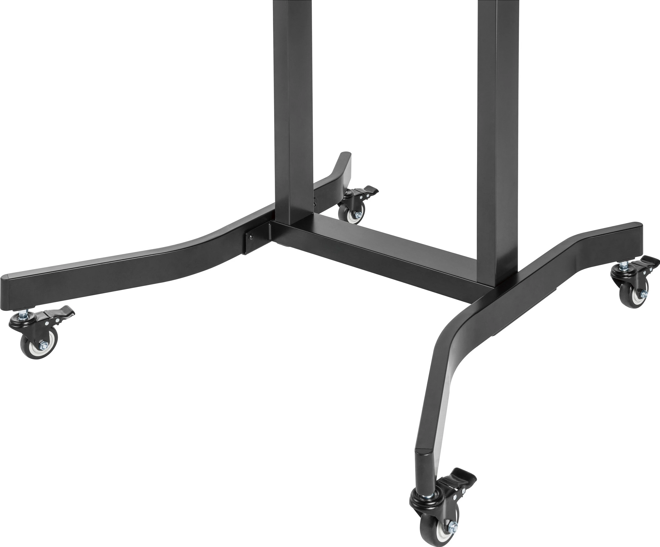 Stativ dyshemeje për TV/Monitor EQUIP 650633, 55"-100", VESA 800x600, me rrota, 120 kg, i zi