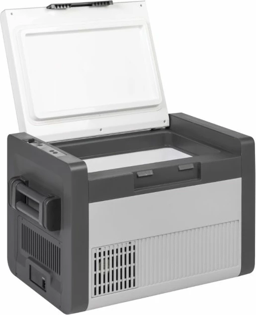 Frigorifer portativ me kompresor BRUNNER Polarys Criomaster HPI 25, 25L, 12/24V DC + 230V AC, -20°C, gri
