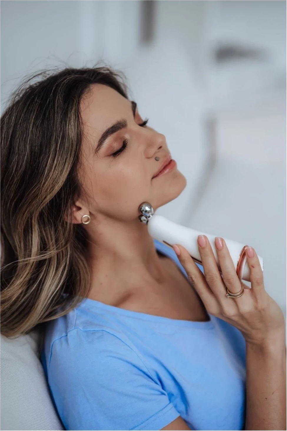 Pajisje mezoterapie pa gjilpërë Beautifly B-Booster PRO, i bardhë