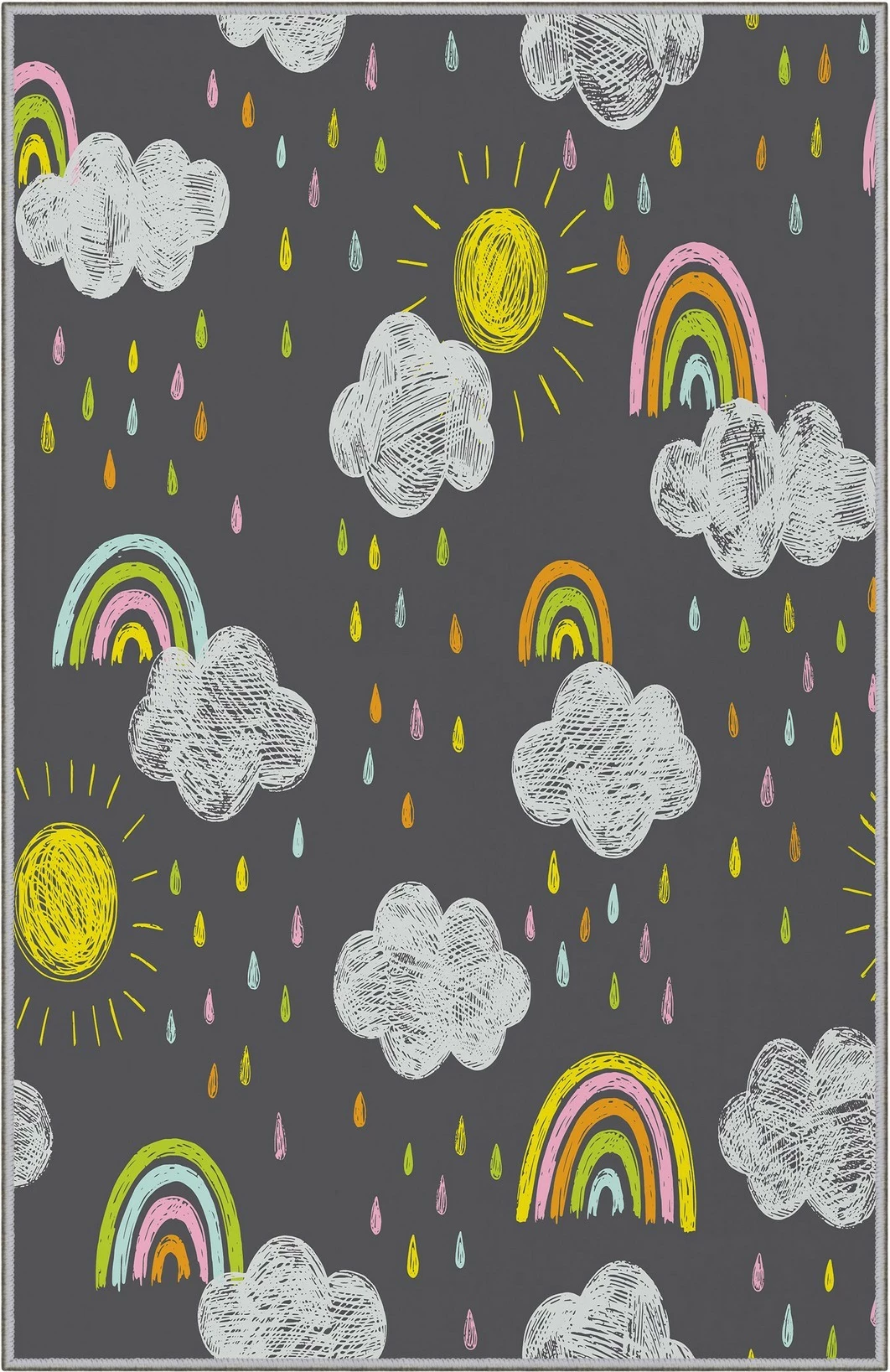 Qilim për korridor, shumëngjyrësh, Conceptum Hypnose, 80x200cm, HMNT256