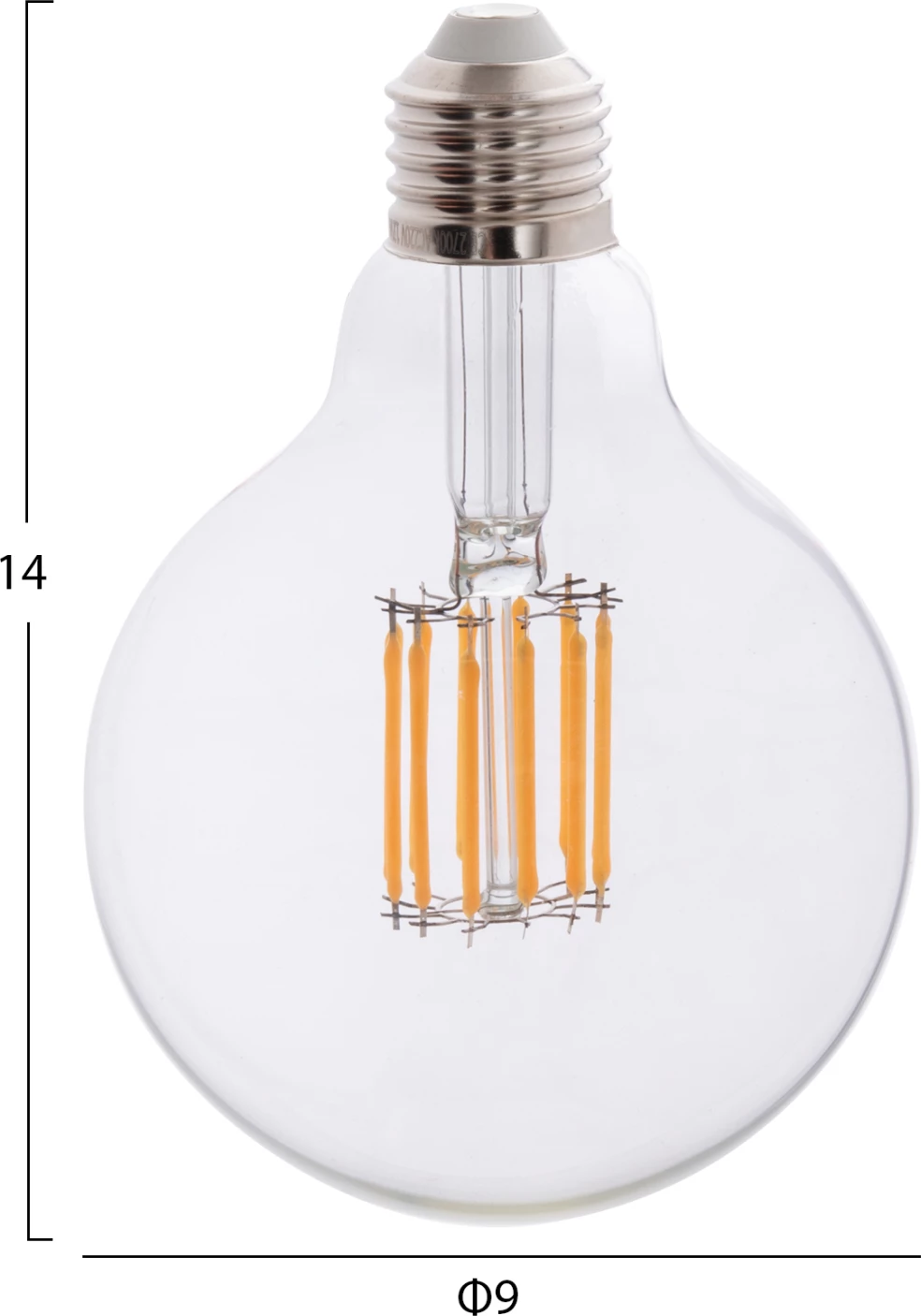 Llambë LED filament GLOBO 12W E27 3000K e kthjellët ΗΜ4049.01 6