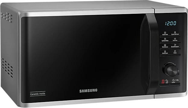 Mikrovalë Samsung MS23B3515AS, Solo, 23 L, 1150 W, LED, E zezë/Gri