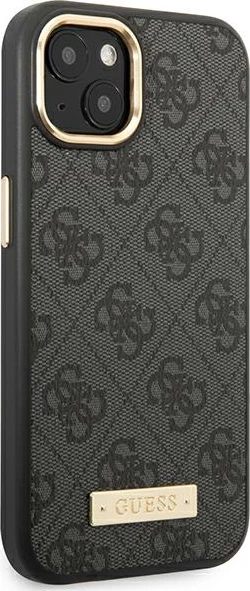 Mbështjellës Guess GUHMP14MU4GPRK për iPhone 14 Plus 6.7", MagSafe, i zi