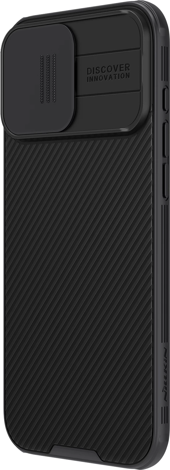 Mbështjellës Nillkin CamShield Pro Magnetic për iPhone 16 Pro, i zi