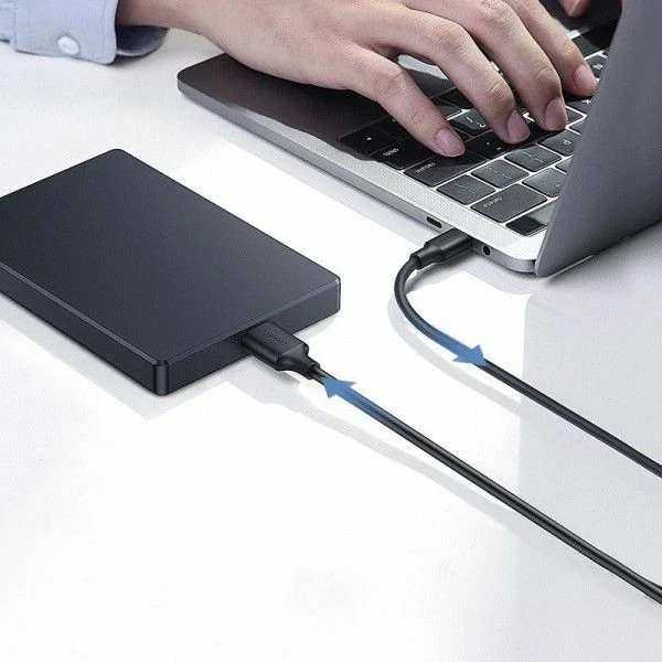 Kablo USB Ugreen US312 (20103) Micro USB 3.0 në USB-C 1 m 5Gbps 3A Gold