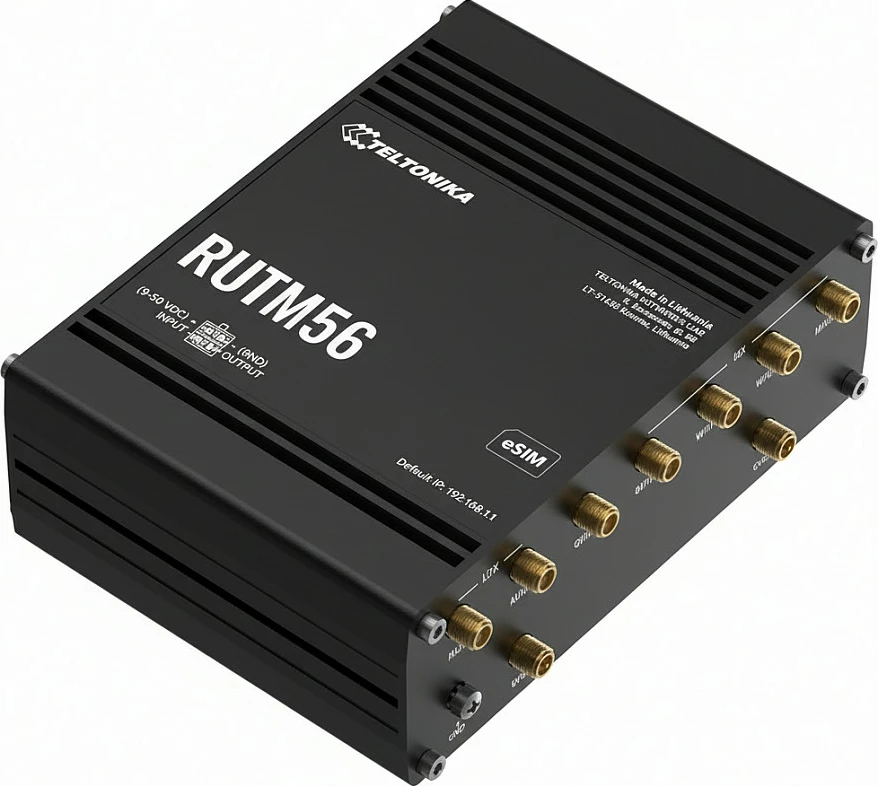 Router Teltonika RUTM56, Dual 5G + 4G, eSIM, i zi