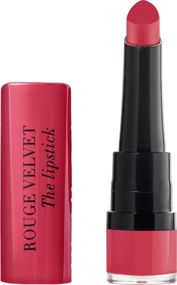 Buzëkuq mat Bourjois Rouge Velvet The Lipstick për femra 04 Hip Hip Pink, 2.4g