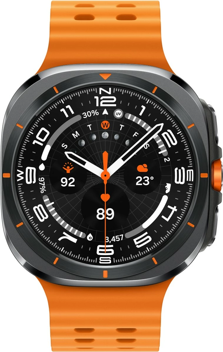 Smartwatch Samsung Galaxy Watch Ultra, 3.81 cm, AMOLED, Wi-Fi, GPS, ngjyrë portokalli