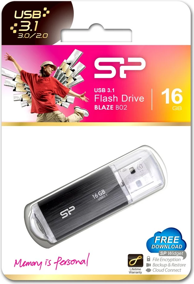 USB Silicon Power Blaze B02, 16GB, i zi