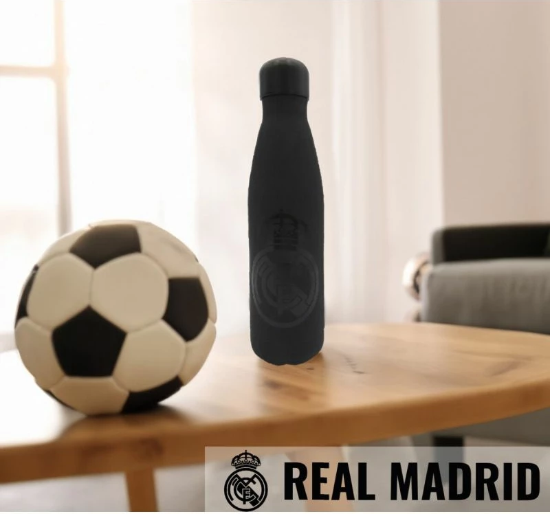 Shishe uji Real Madrid Hikvision B-71-RM, e zezë 500ml [Ngjyra: E zezë]