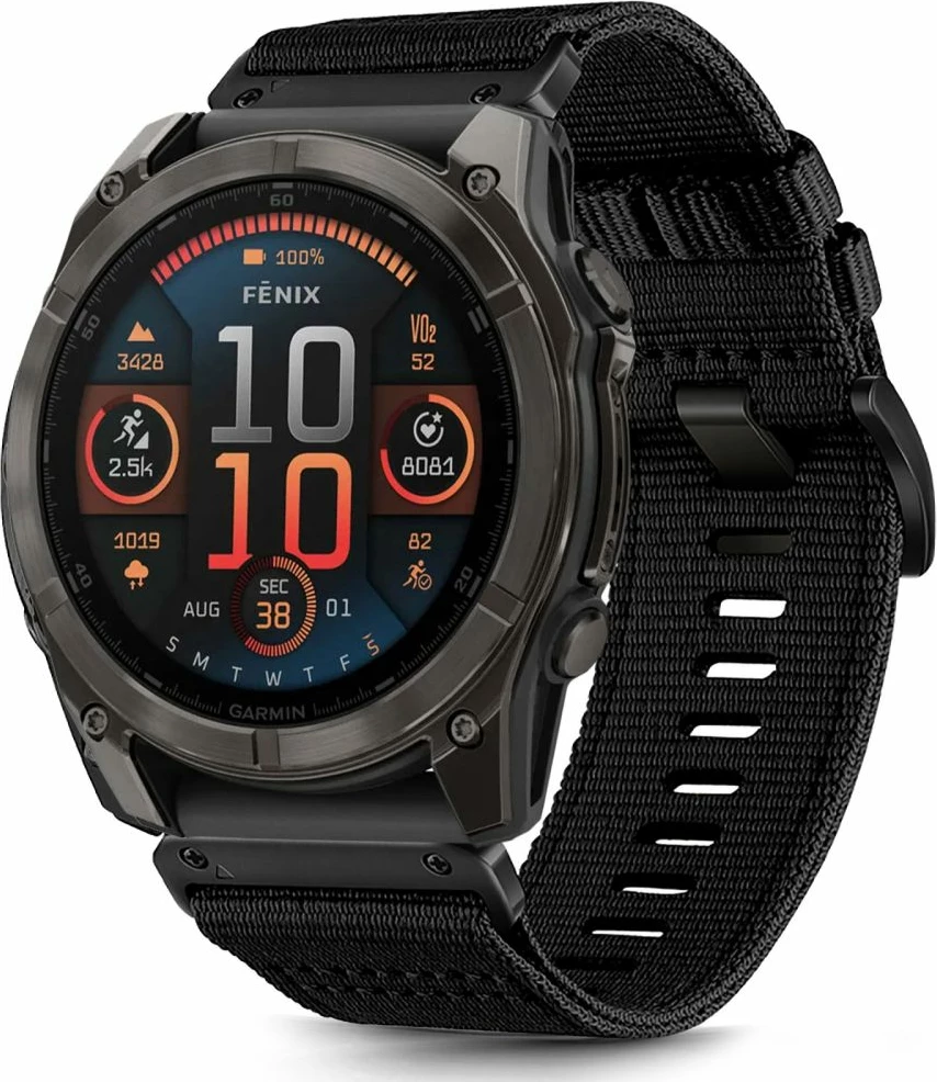 Rrip najloni Tech-Protect për Garmin Fenix 5X/5X Plus/6X/6X Pro/7X/8, 51 mm, i zi