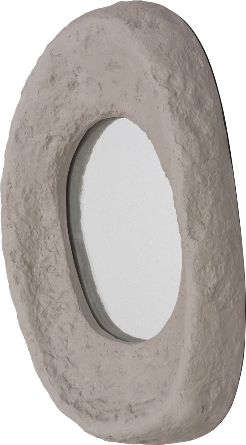 Pasqyrë muri RIFFE, fibër-cement, ngjyrë gri, 60x13x85cm