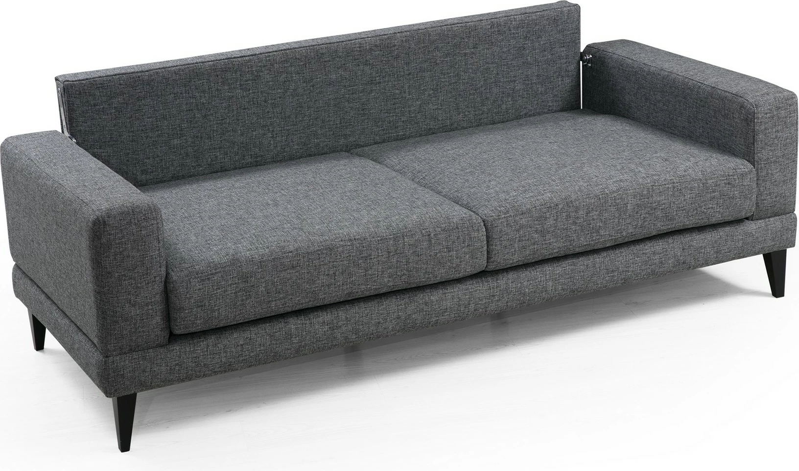 Divan-krevat treshe, ngjyrë gri e errët, Atelier del Sofa Nordic