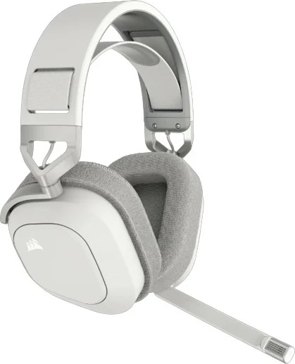 Kufje gaming Corsair HS80 MAX Wireless, Dolby Atmos, 24h, e bardhë