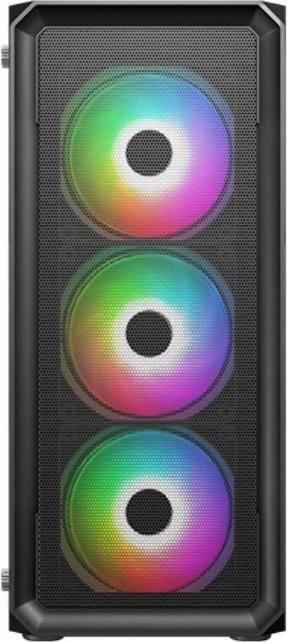 Kasë VeinX Hermes Mesh VX-HE19A Midi Tower ATX/uATX ARGB pa furnizues rryme e zezë