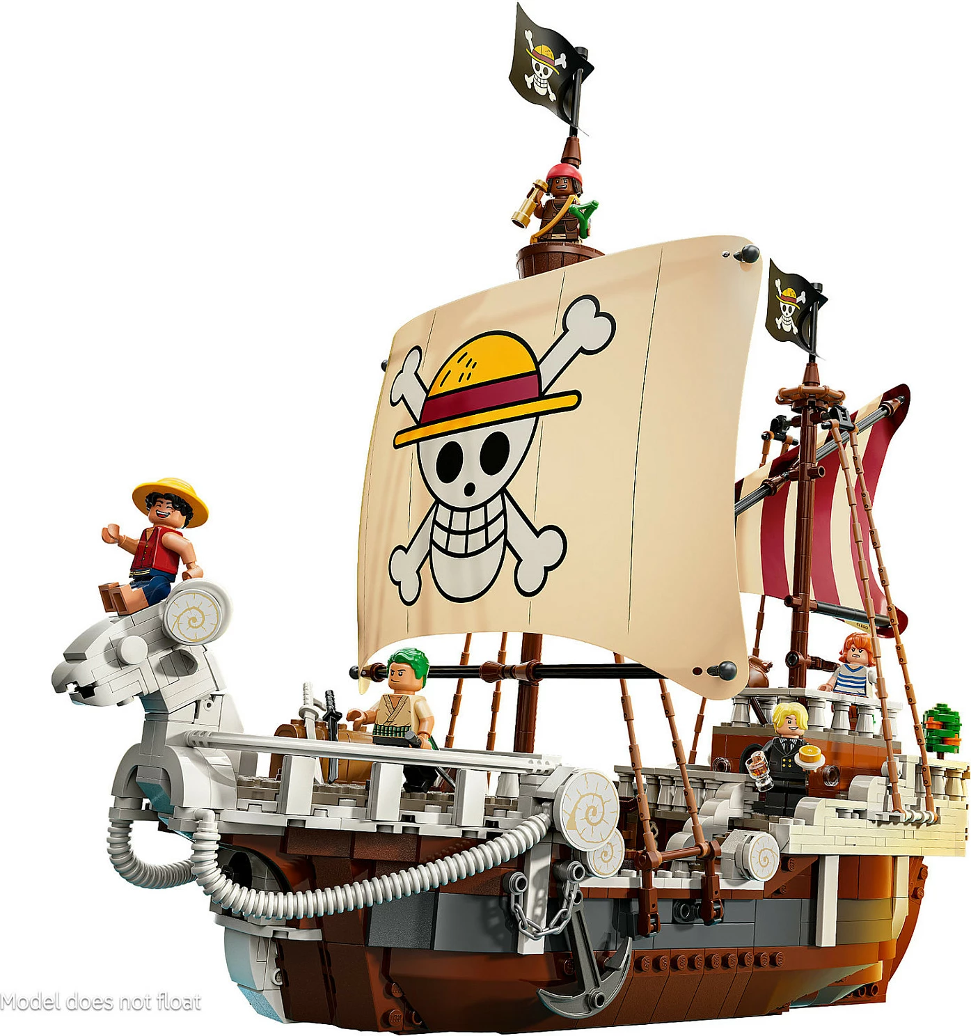 Set ndërtimi LEGO ONE PIECE The Going Merry Pirate Ship 75639, 1376 pjesë, 10+, multikolor