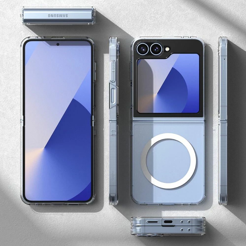 Mbështjellës Ringke Fusion MagSafe për Samsung Galaxy Z Flip 6, Transparent