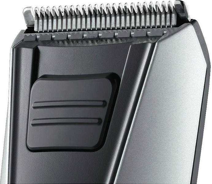 Makinë rroje Grundig MC 6840, prerëse flokësh dhe mjekre, e zezë/gri