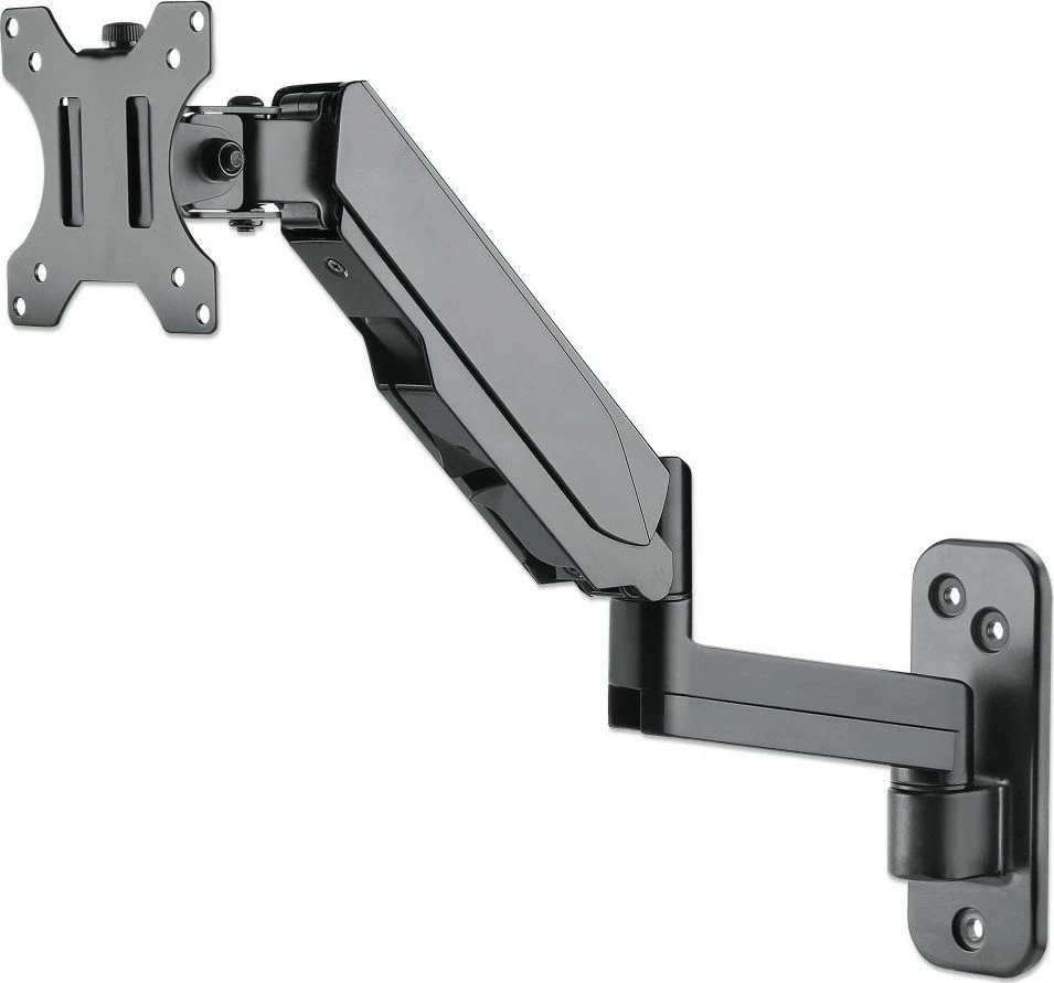 Mbajtëse muri për monitor Manhattan 461610 17-32\" VESA 75x75/100x100, me sustë gazi, e zezë