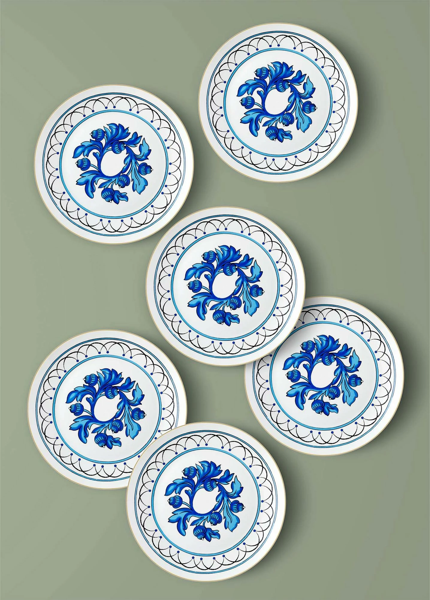 Set pjatash shërbimi (6 copë) Hermia, DNR0052